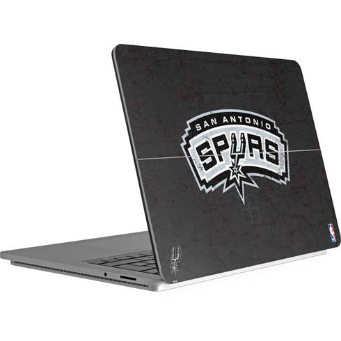 NBA San Antonio Spurs Distressed Surface Laptop Studio Skin